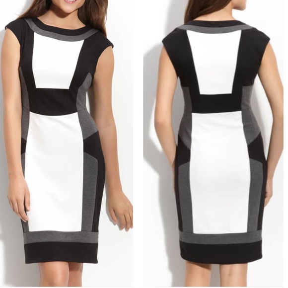 Maggy London Dresses & Skirts - Maggy London color block sheath dress